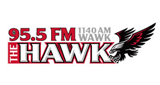 95.5 FM The Hawk - WAWK 1140 AM